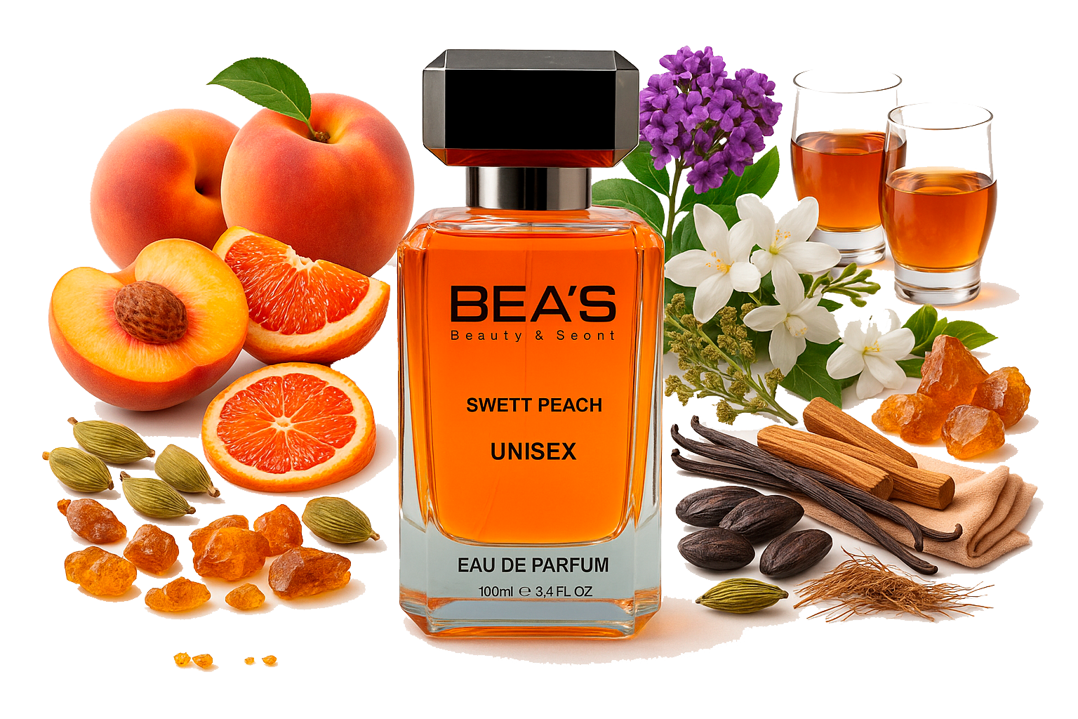 Perfume Beas Sweet Peach Edp 100ML Unisex