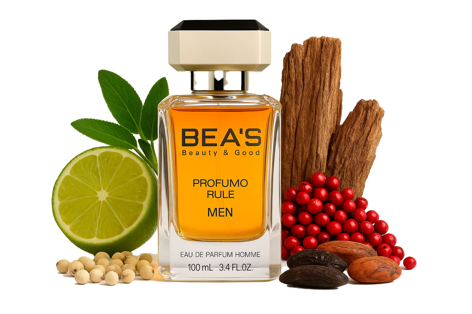 Perfume Beas Profumo Rule Men 100ML Edp Hombre